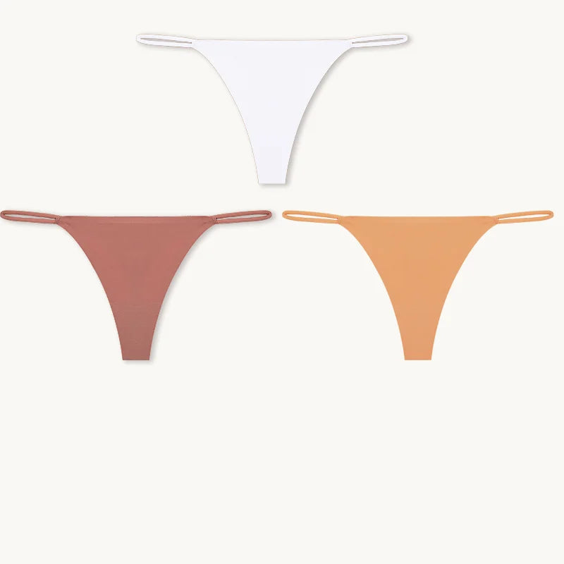 Kit 3 Bragas Mujer Sin Costuras Flexibles Séduzé