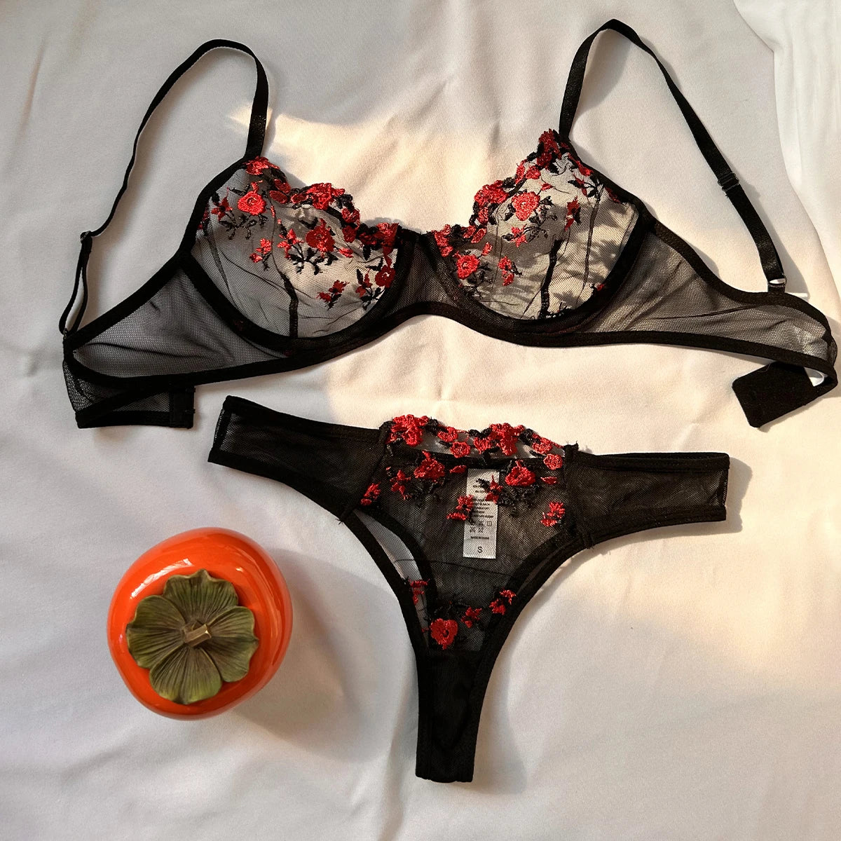 Lencería Mujer Encaje Bordado Seducción Séduzé